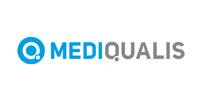 Mediqualis logo, link to homepage